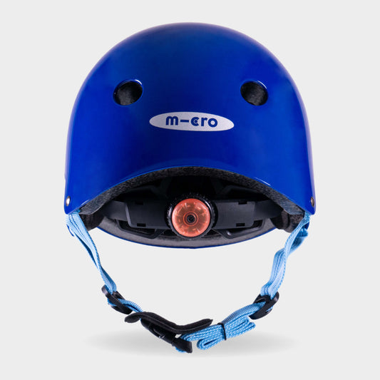 Plain Helmet For Bikes and Scooters: Glossy Blue