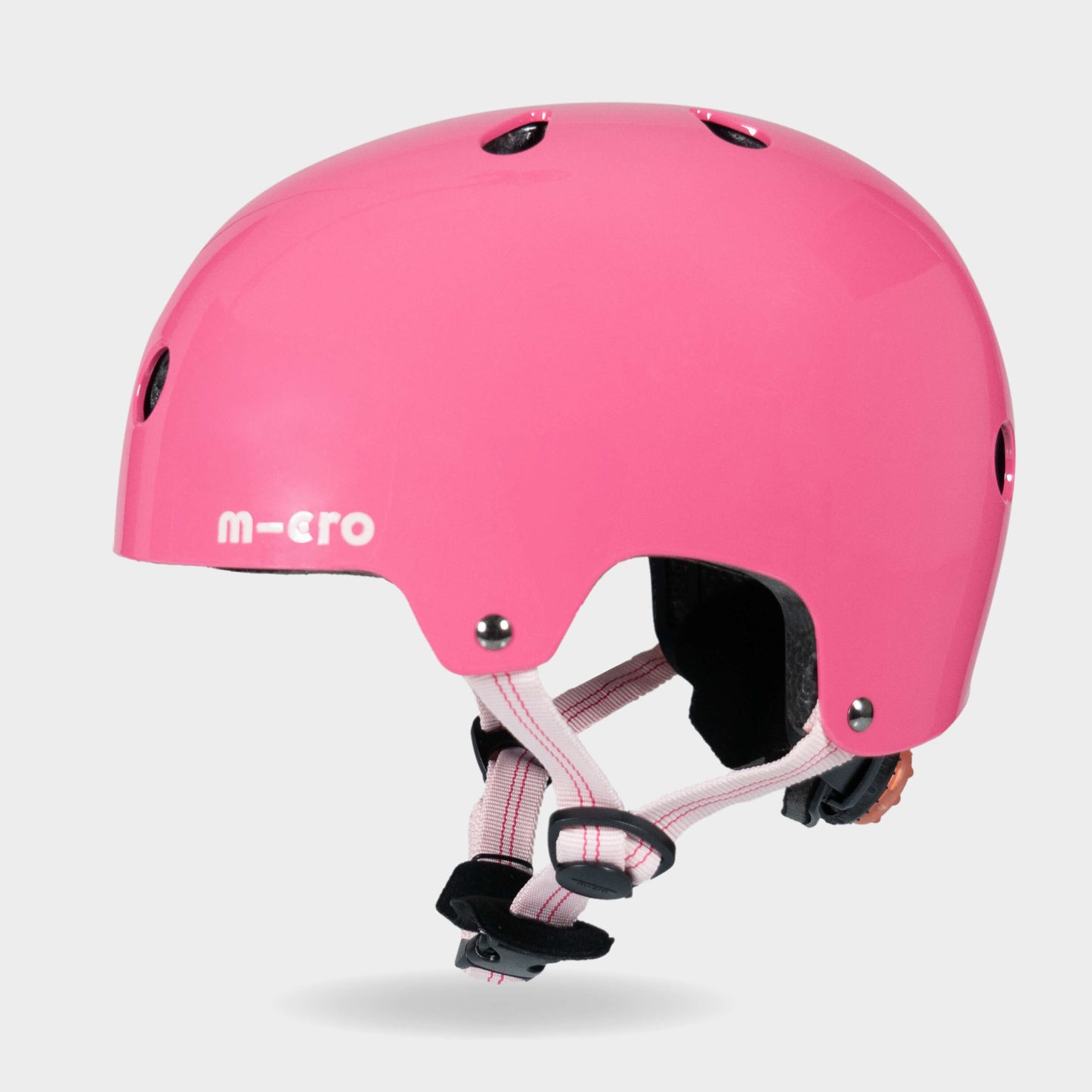 Plain Helmet For Bikes and Scooters: Glossy Pink