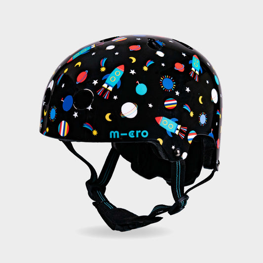 Printed Helmets for Bikes and Scooters: Space Print