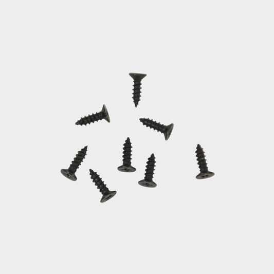 Mini Micro Small Deck Screws x 8: Black