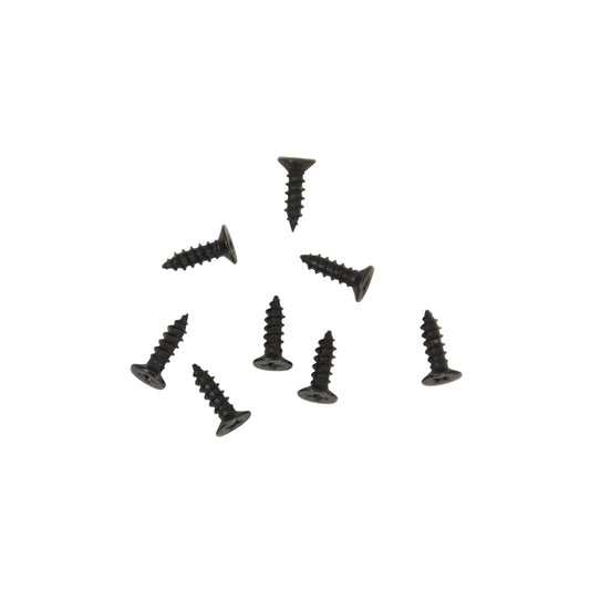 Mini Micro Small Deck Screws x 8: Black
