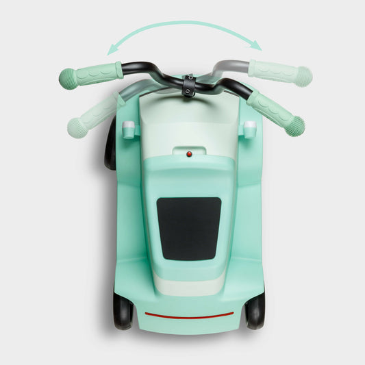 Mini Microlino Ride-On Car-: Mint Green