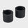 Mini Micro 3in1 Upper Lower Piece for Seat: Black