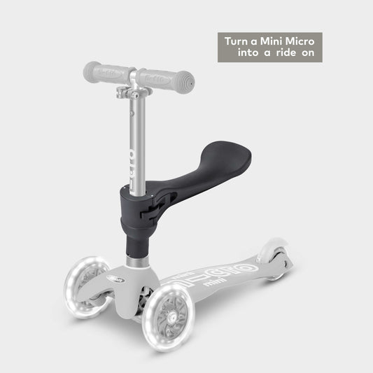 Mini Micro 2in1 Easy clip on seat: Black