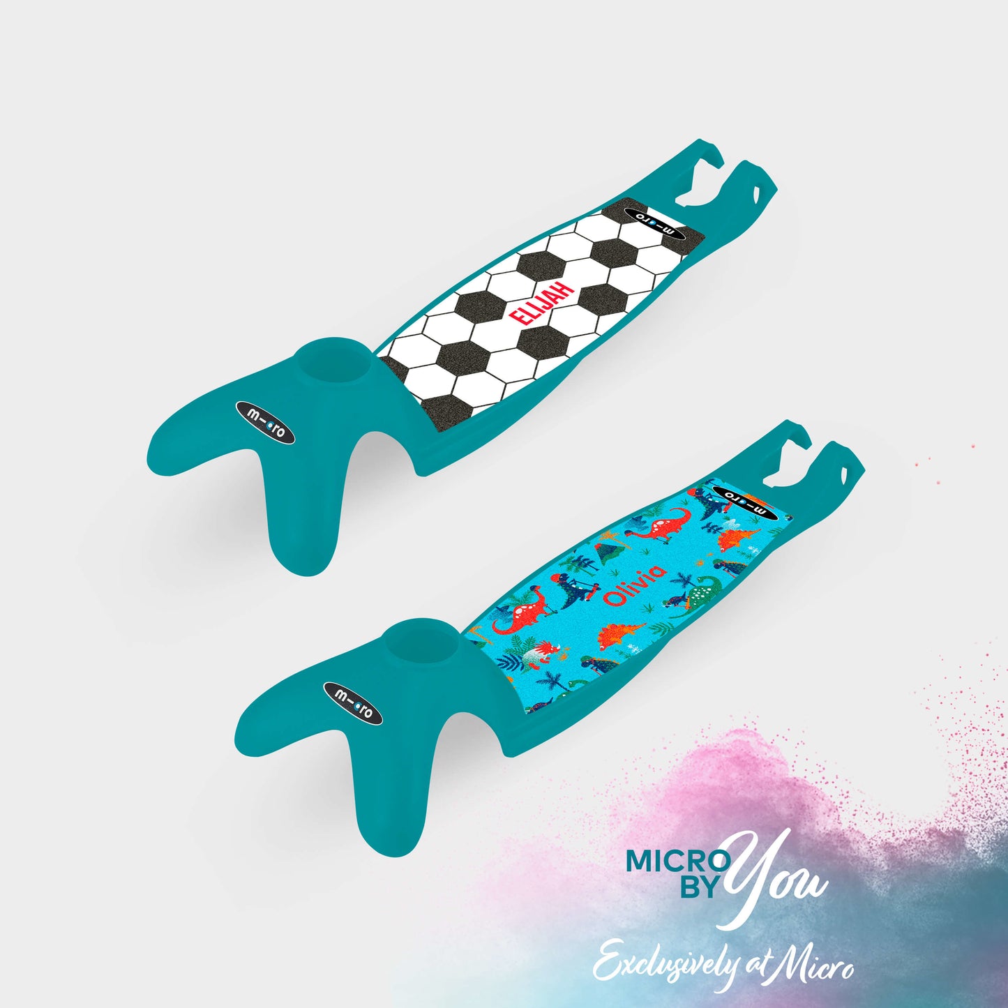 Mini Micro Personalised Deck Mini Micro Personalised Deck: Plain Aqua