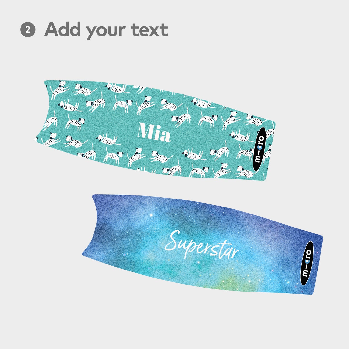 Mini Micro Personalised Deck Mini Micro Personalised Deck: Plain Aqua