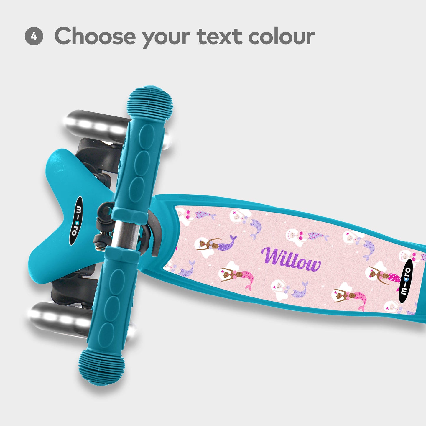 Mini Micro Personalised Deck Mini Micro Personalised Deck: Plain Aqua