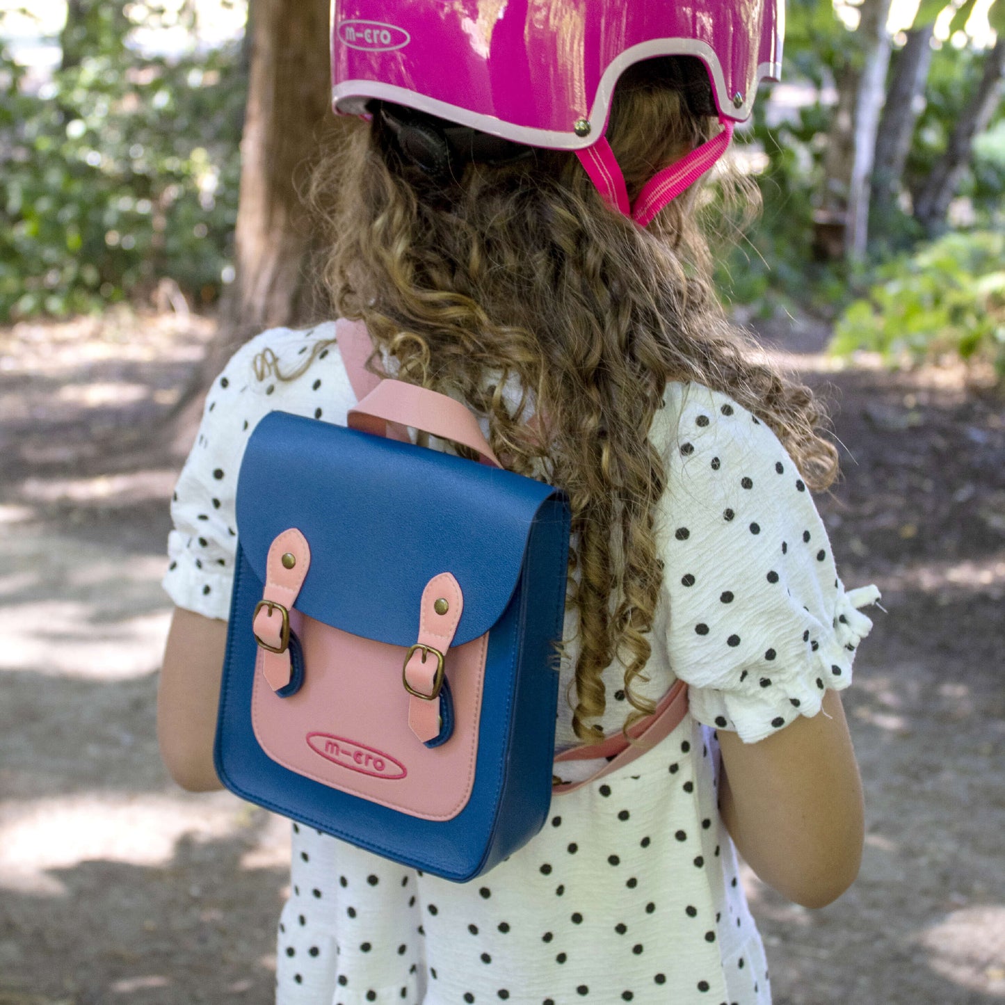Satchel Micro 2in1: Navy/Pink