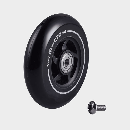 Micro Luggage Front Wheel: Black