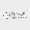 Micro Flex Fixation Plate incl. Screws: Silver