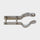 Micro Rocket Rear Wheel Fastening Element: Silver