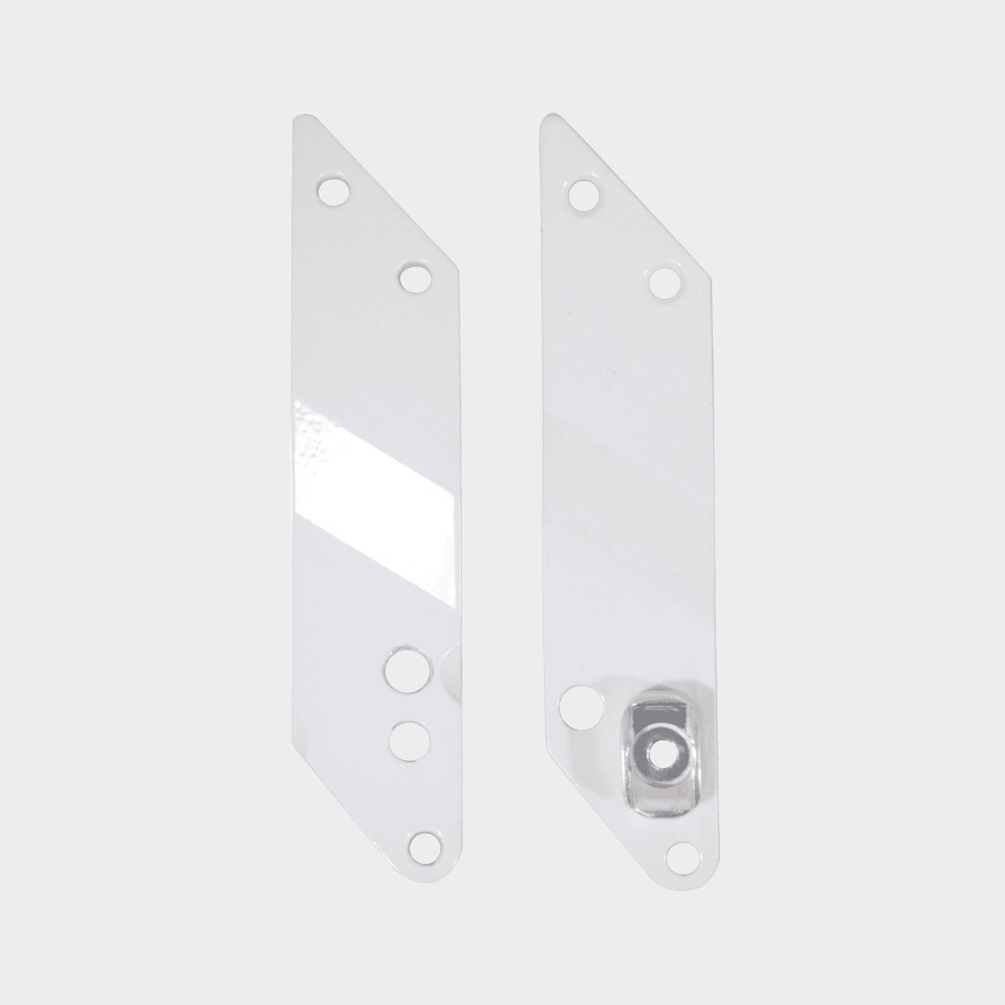 Micro Classic Pair of Holder Plates: White