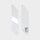 Micro Classic Pair of Holder Plates: White