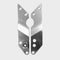 Micro Speed Pair of Holder Plates: Silver