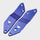 4544 Blue Stripe Sprite Holder Plate: Blue