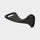 1417 - mini o bar seat: Black