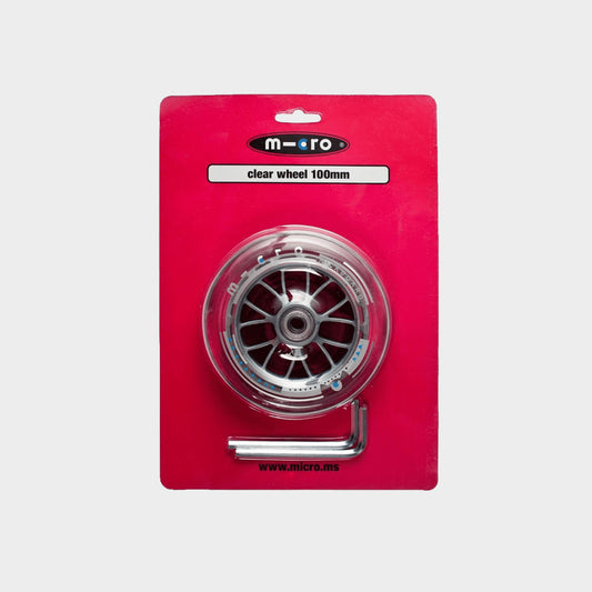 Micro Sprite & Original Kickboard Rear Wheel: Clear