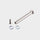 1822 - (2pts) Flex Deluxe Rear Axle Bolt 65mm: Black