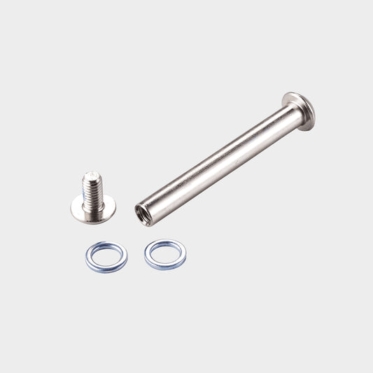 1822 - (2pts) Flex Deluxe Rear Axle Bolt 65mm: Black