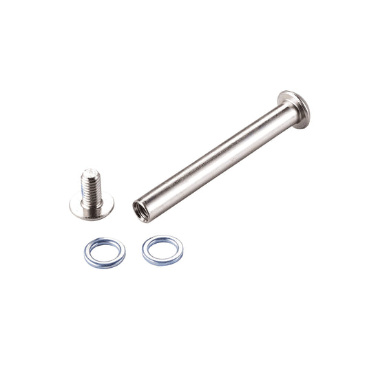 1822 - (2pts) Flex Deluxe Rear Axle Bolt 65mm: Black