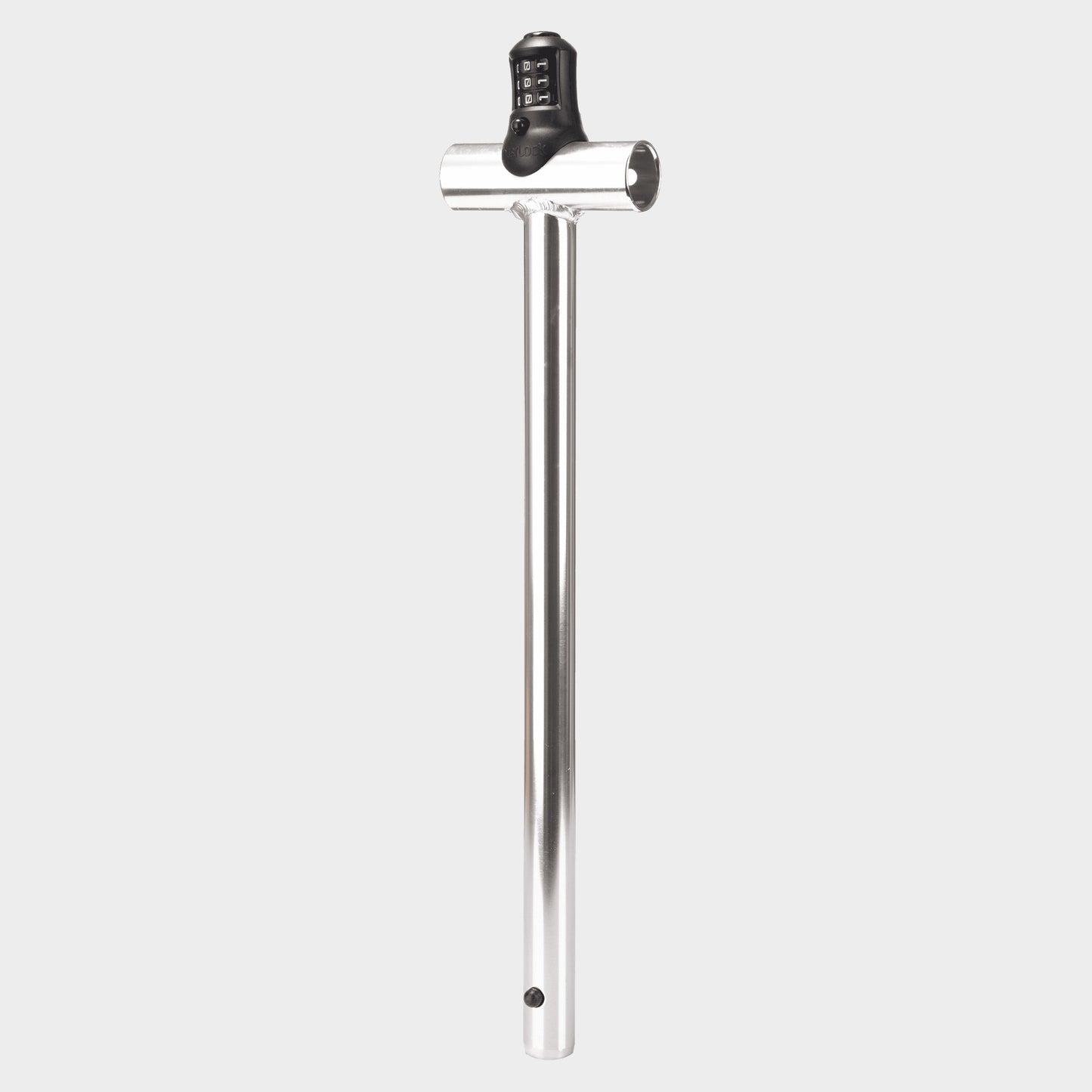 1647 - Upper T Tube - Micro Black/white Interlock: Black