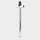 1647 - Upper T Tube - Micro Black/white Interlock: Black