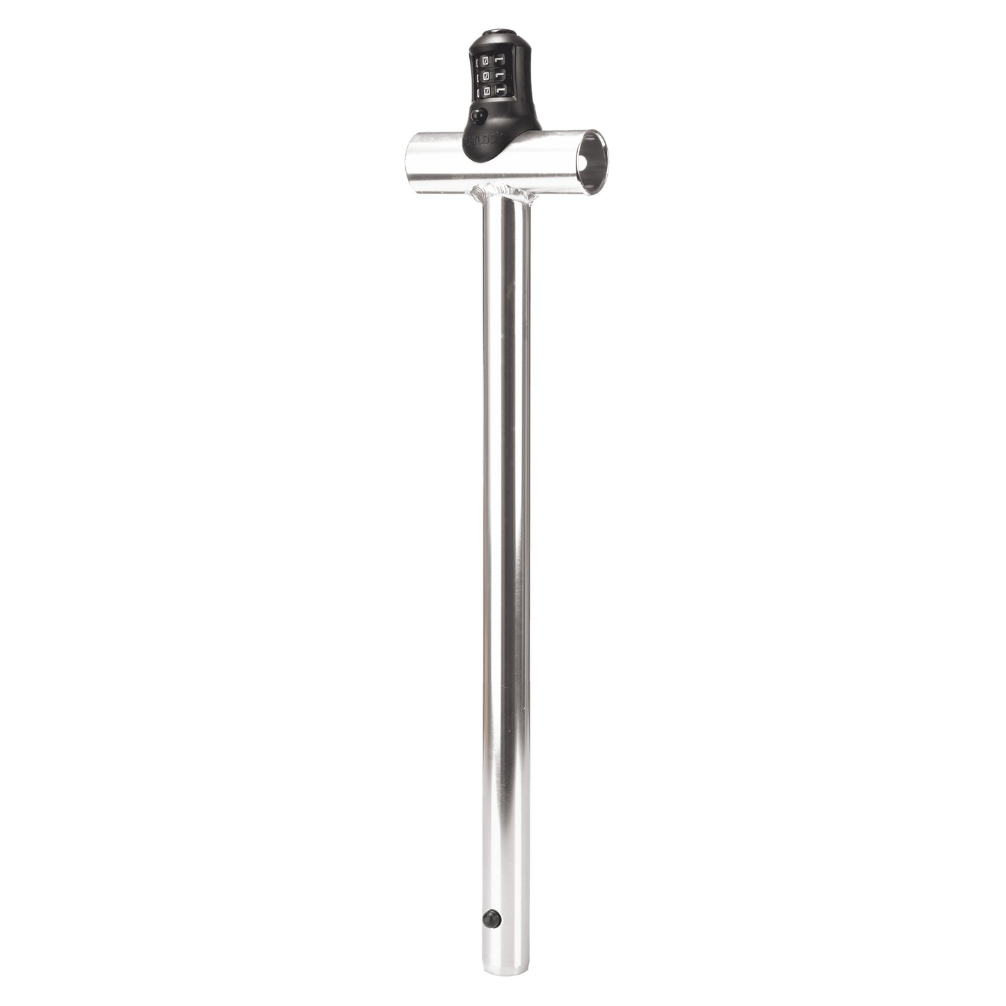 1647 - Upper T Tube - Micro Black/white Interlock: Black