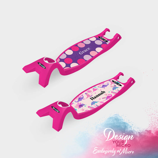 Personalised Foldable Deck Maxi Micro: Pink