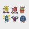 Mini Micro Luggage Patches Mini Micro Luggage Patches: Monster