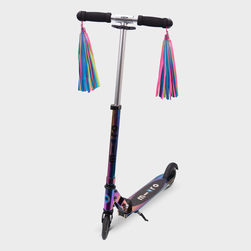 Scooter Ribbons Eco Ribbons For All Bikes and Scooters:Rainbow | Micro Scooters