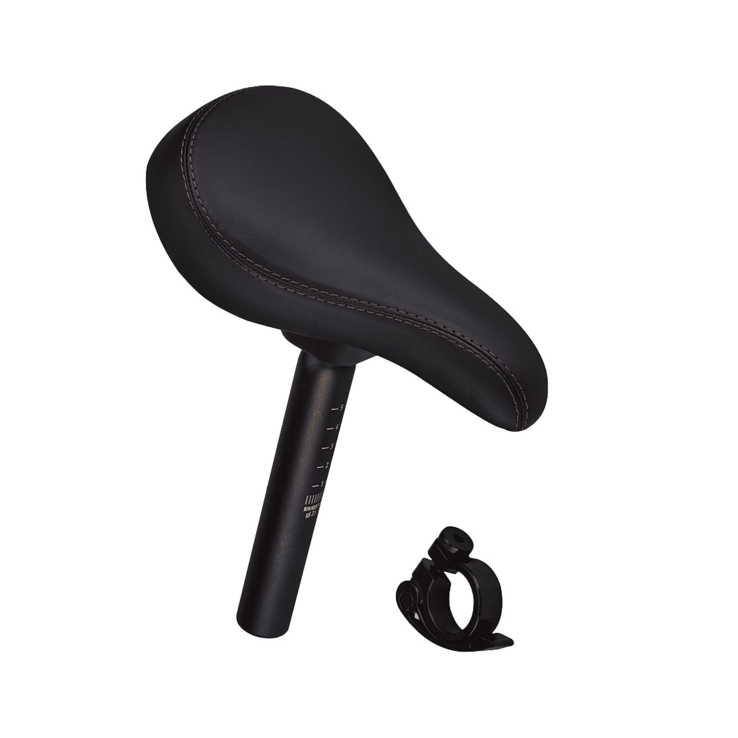 Micro Balance Bike Deluxe Seat & Clamp: Black