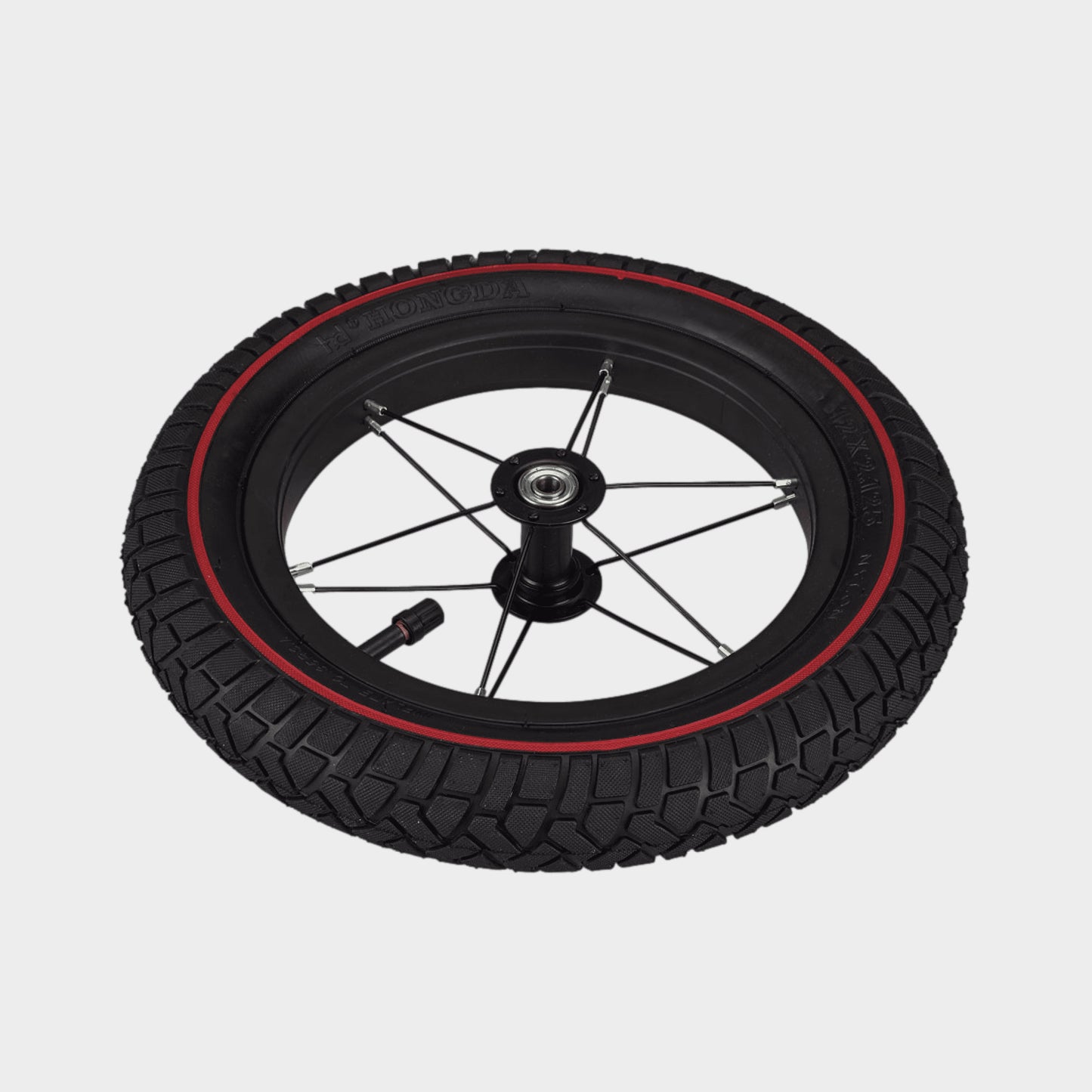Micro Balance Bike Deluxe Wheel and Axle: Black