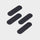 Sprite Suspension Fork 4 x Stickers: Black