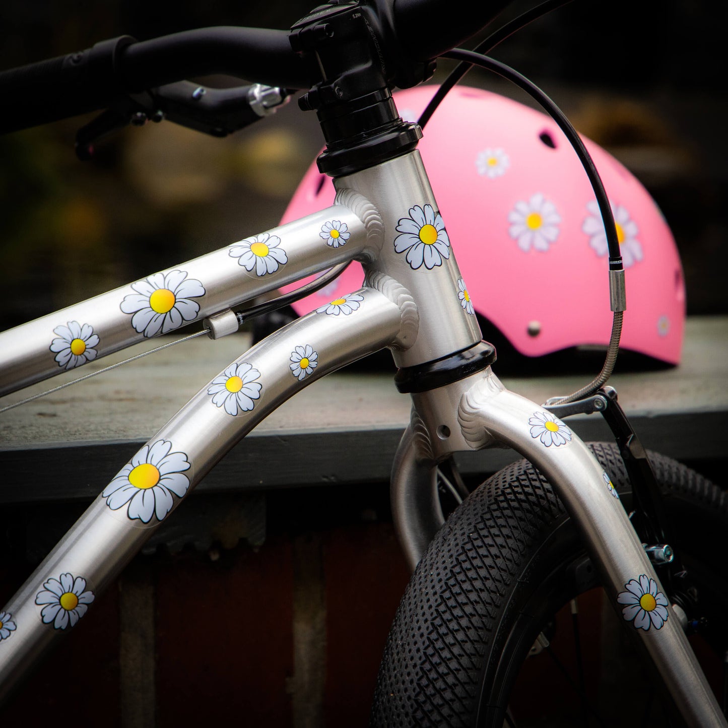 Scooter, Bike and Accessory Stickers Pack of 39 Stickers: Daisy