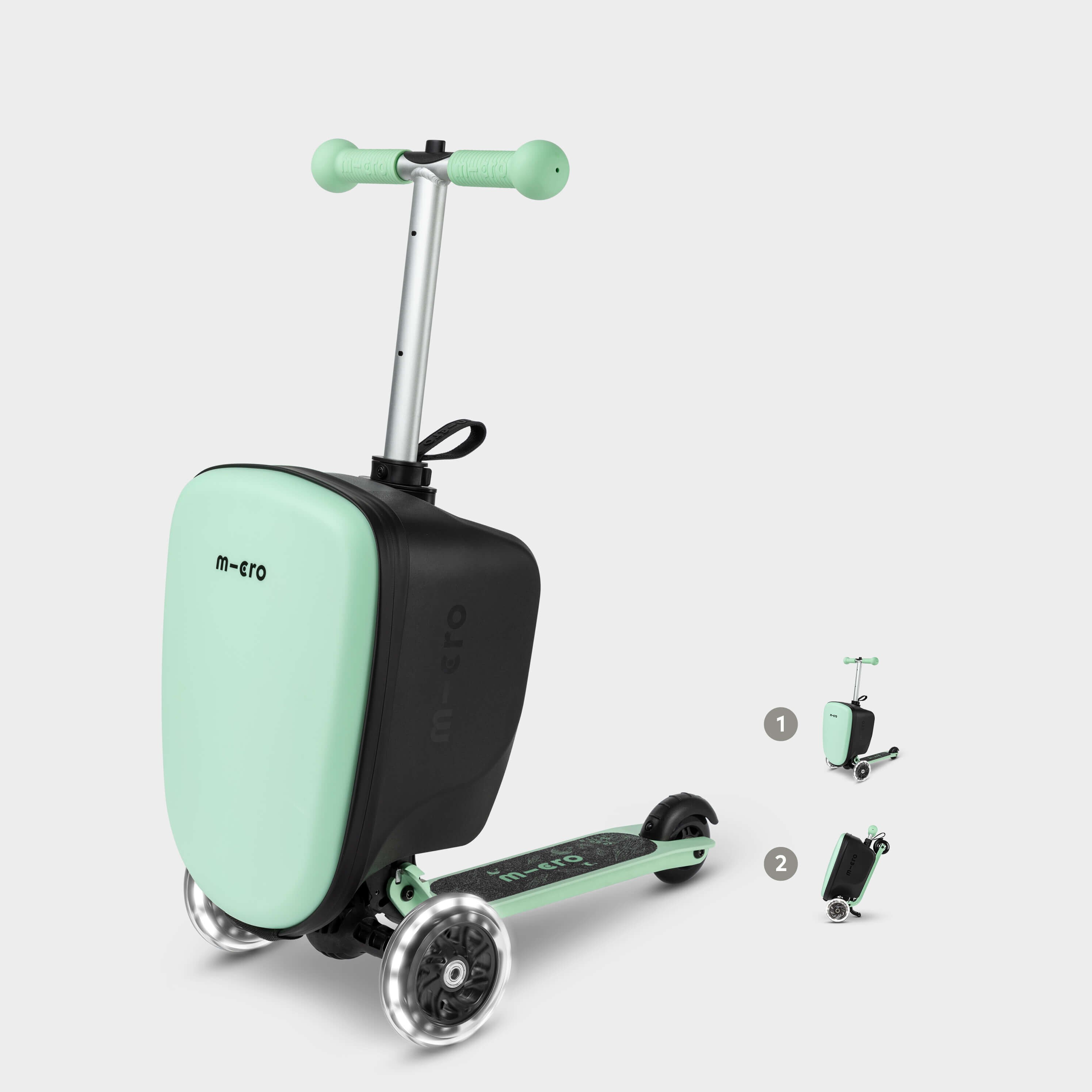 Childrens scooter suitcase discount