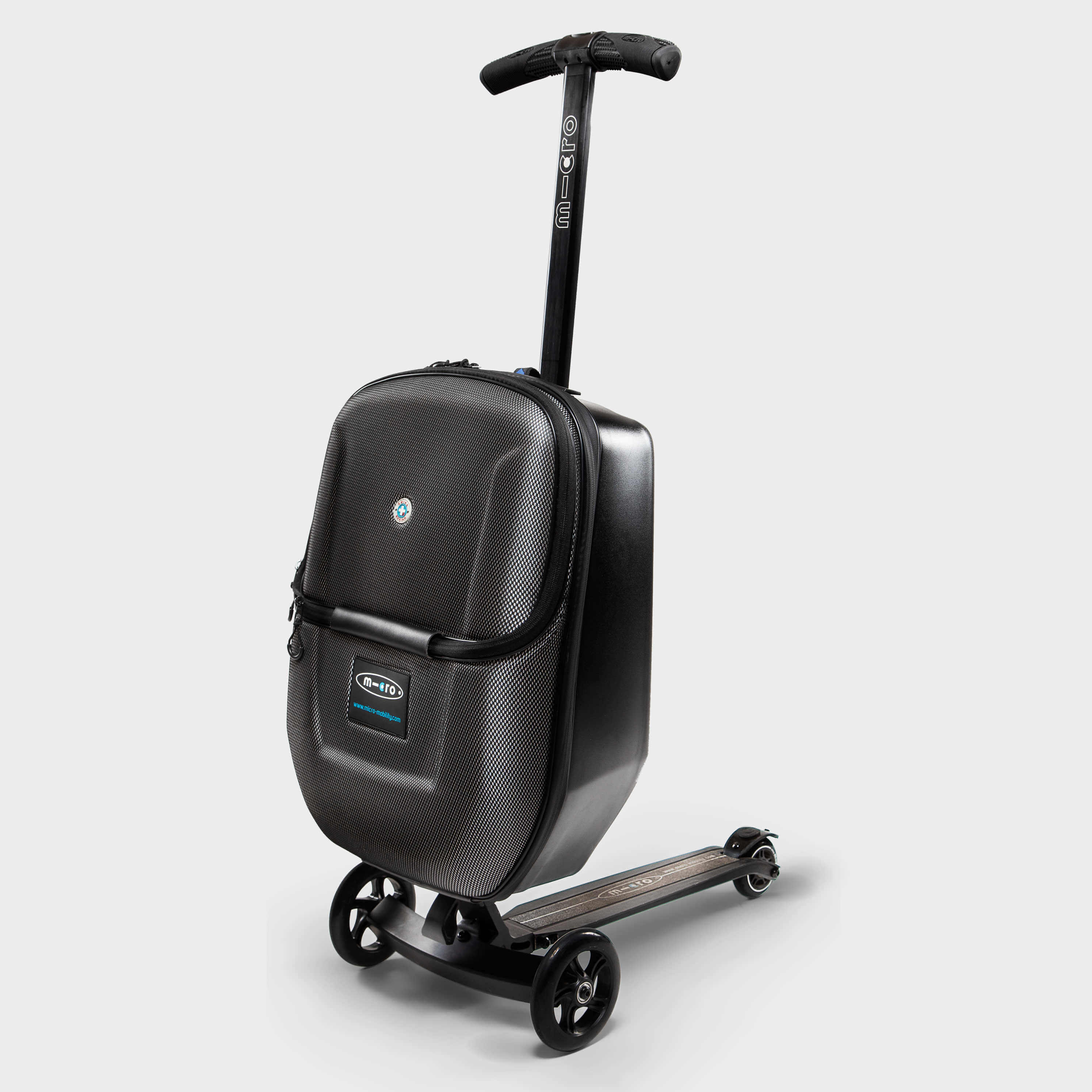 temerario inteligente difícil Micro Adult Luggage Scooter - Black | Micro Scooters Luggage