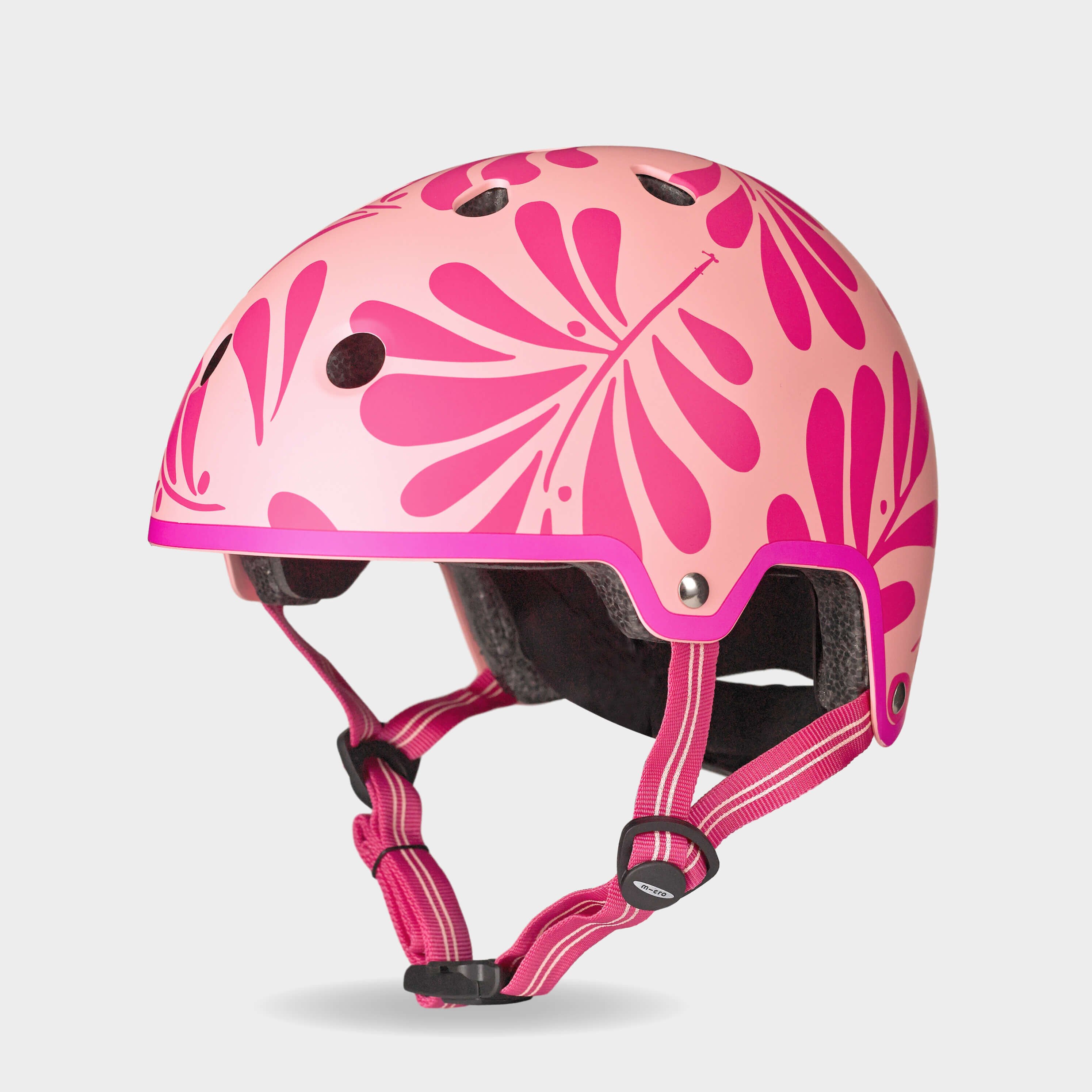 Micro Childrens Deluxe Dino All Over Print Helmet Small 48-54Cm High Spec Girls Boys Unisex Scooting Bike Safety 