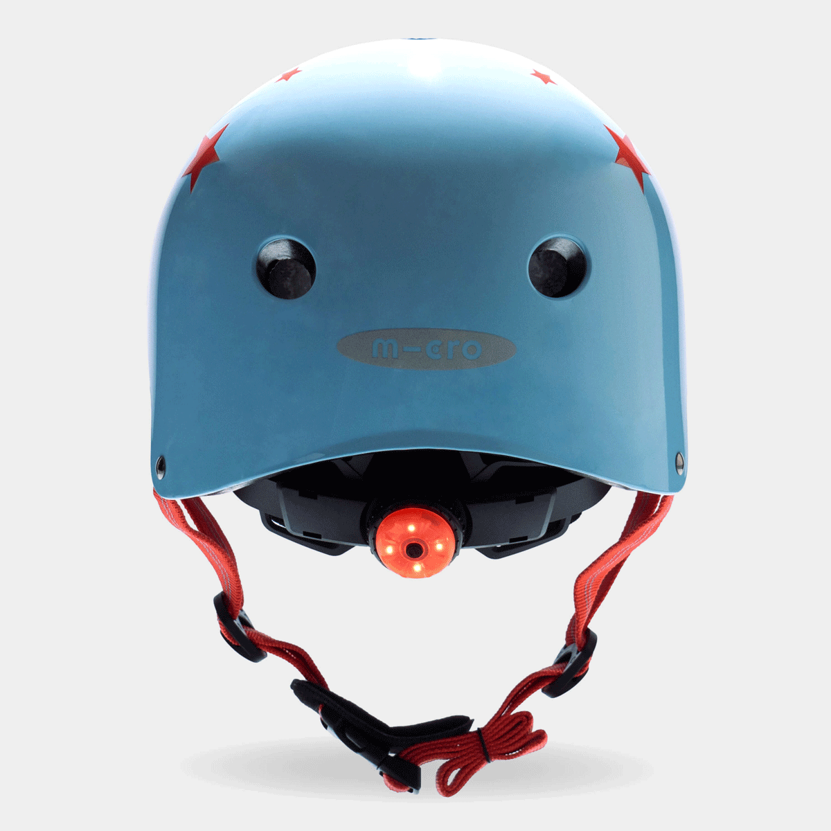 Star Blue Printed Helmet Medium