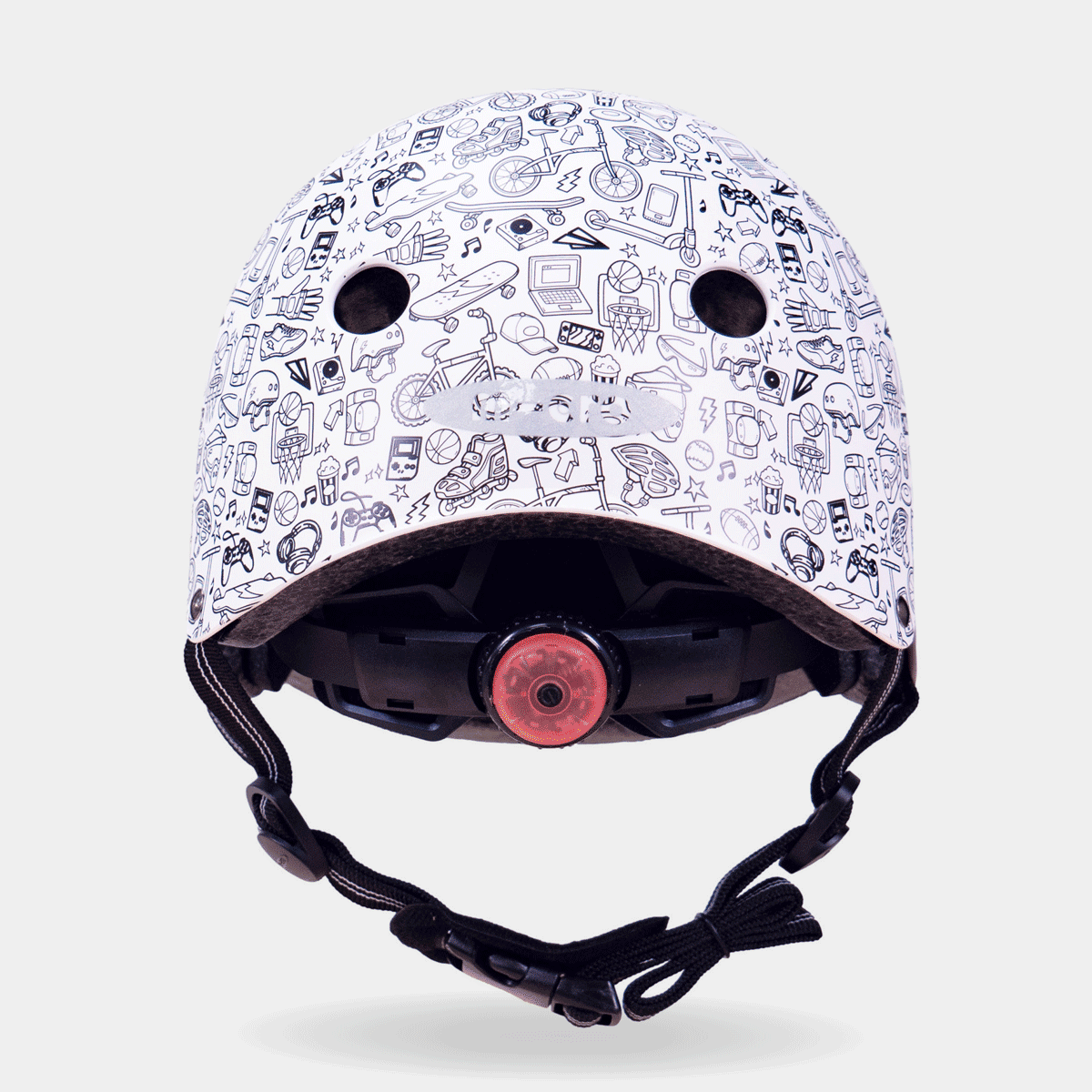 Doodles Printed Helmet: Small 48-54cm