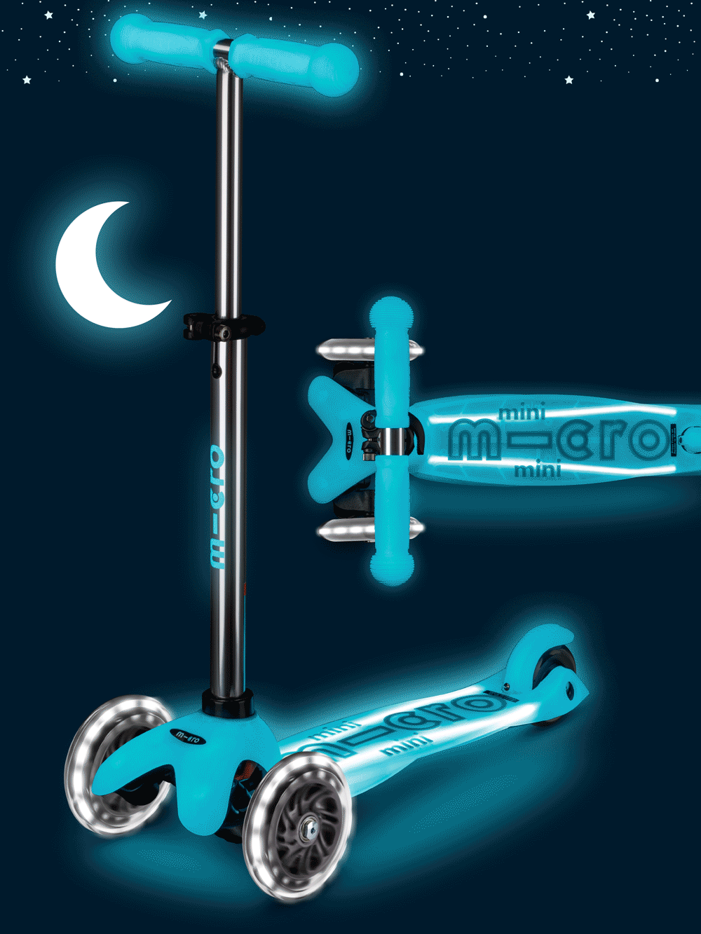 Mini Micro Scooter Light up & Glow Scooter