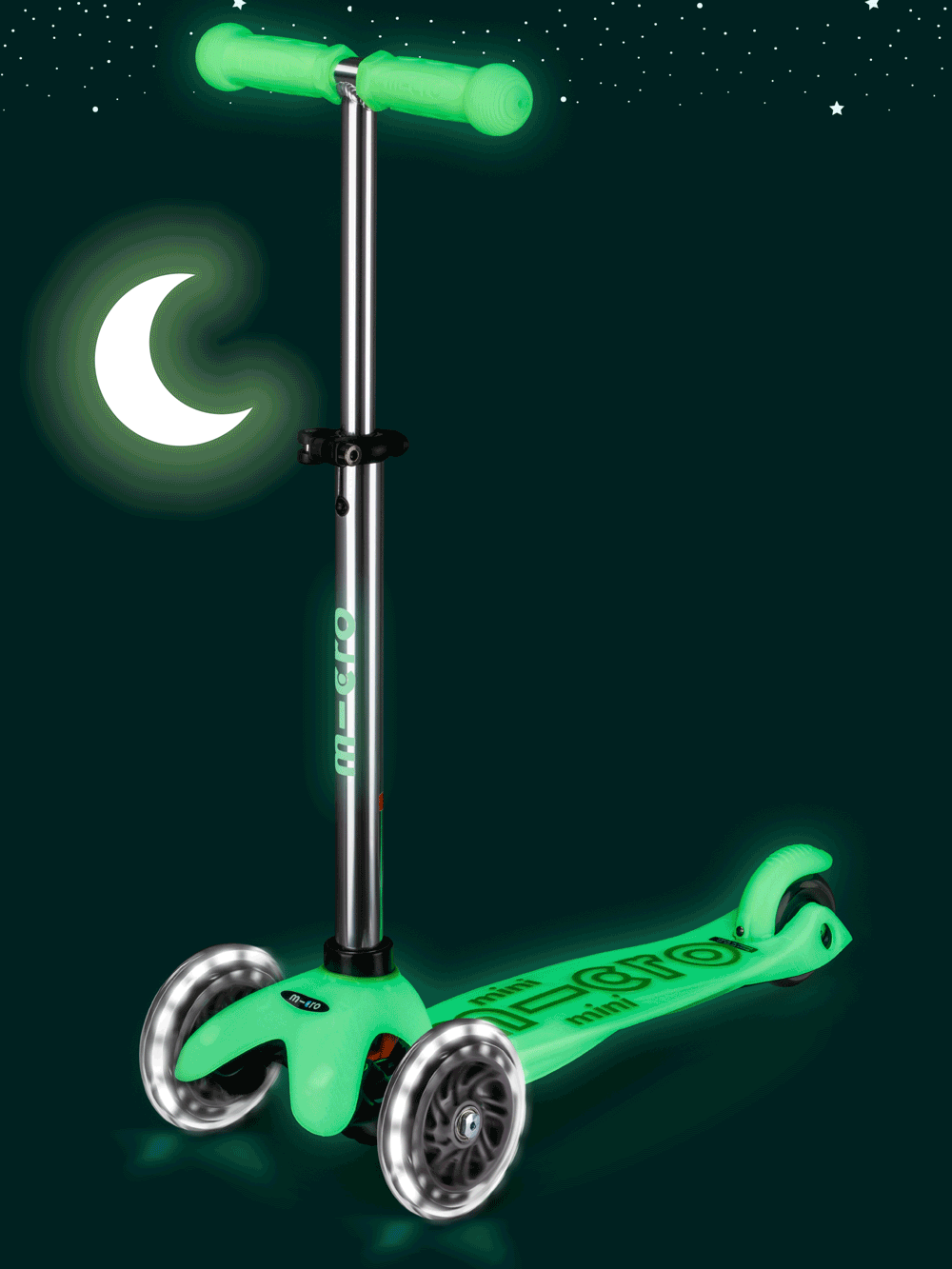 Mini Deluxe Glow LED Lime MMD216