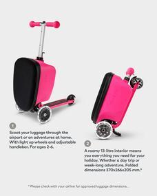 Scooter suitcase for 9 year old hot sale
