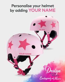 Personalised bike helmet sale