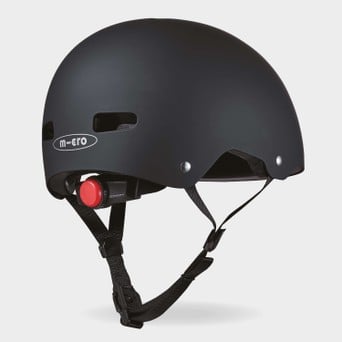 Micro Adult Black Helmet Medium