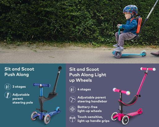Sit and sale ride scooter
