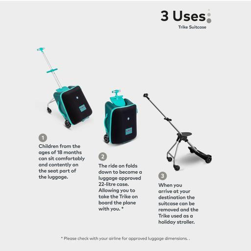 Micro Eazy Ride On 3in1 Suitcase