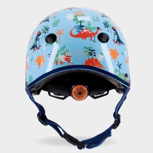 Micro scooter helmet shop light turn on