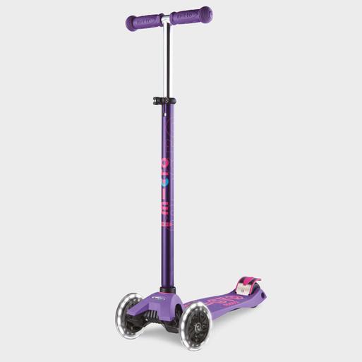 Maxi Micro DELUXE LED Scooter Purple Micro Scooters