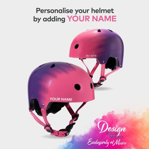 Personalised childrens bike helmets top